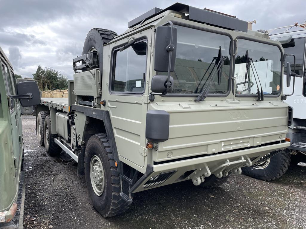 MAN KAT A1 6x6 LHD Flat Bed Cargo Truck - Govsales of ex military vehicles for sale, mod surplus
