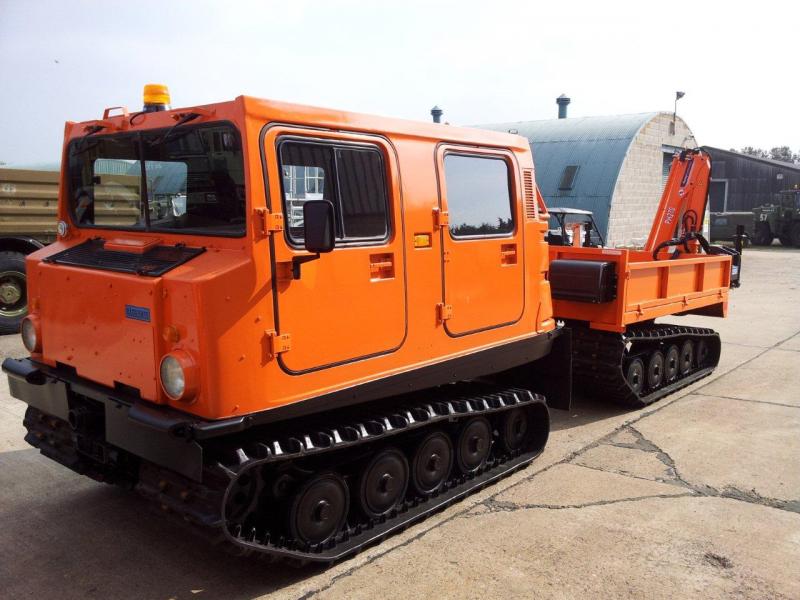 military vehicles for sale - Hagglunds Bv206 Load Carrier with MaxiLift PH270 Crane