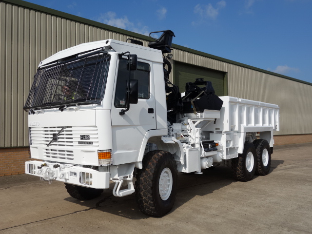 military vehicles for sale - Volvo FL12 tipper with protected cab