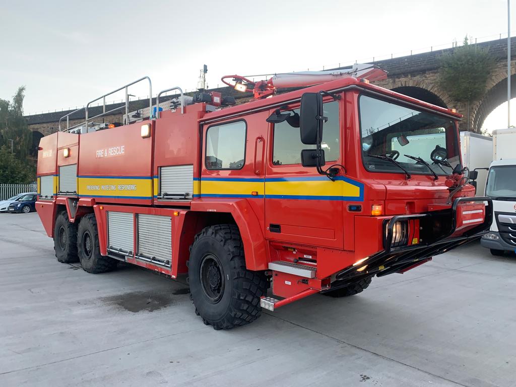 military vehicles for sale - Charmichael MFV 2 6x6 Airport Fire Appliance