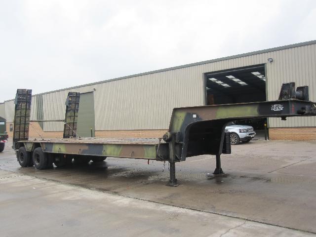 military vehicles for sale - Nicolas 45,000 kg tank transporter trailer