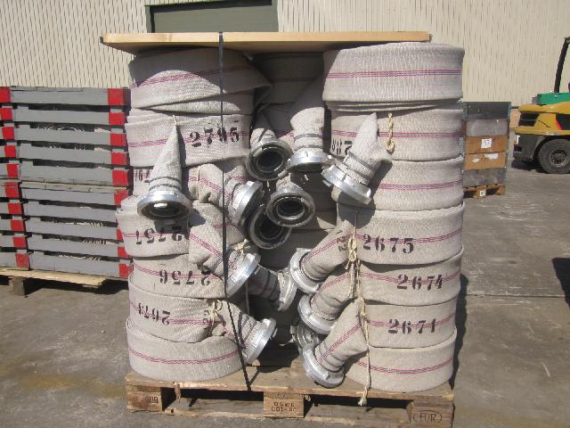 military vehicles for sale - 4in canvas hose Stortz Couplings