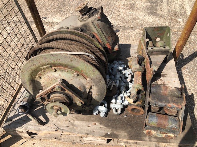 military vehicles for sale - Sepson PTO shaft driven Winch