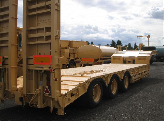 military vehicles for sale - Trailmaster TS45 45,000kg semi low bed trailer